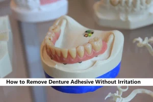 Remove Denture Adhesive