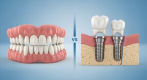 Dentures or Implants